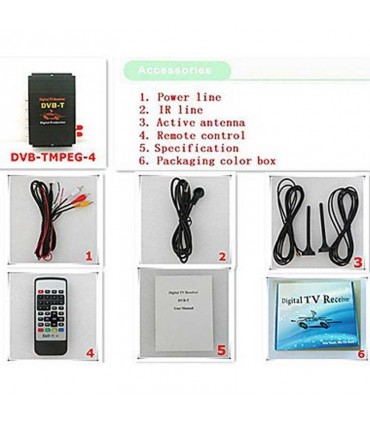 گیرنده دیجیتال خودروM-618 Car DVB-T