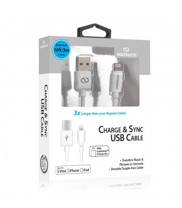 کابل شارژ و انتقال اطلاعات سه متری Lightning