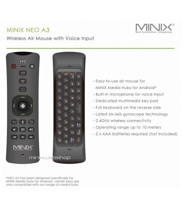 ریموت کنترل MINIX NEO A3