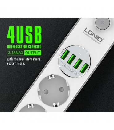 سه راهی برق و شارژ الدینیو LDNIO SE4432