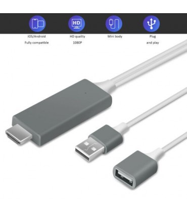 کابل تبدیل USB به HDMI ارلدام مدل DGL31