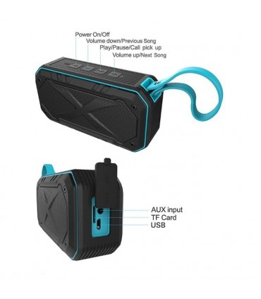 اسپیکر بلوتوثی قابل حمل دابلیو کینگ مدل S18