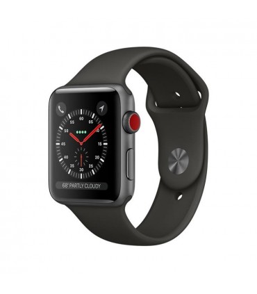ساعت هوشمند اپل واچ 3 مدل 42mm Space Gray Aluminum Case with Black Sport Band