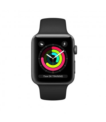 ساعت هوشمند اپل واچ 3 مدل 42mm Space Gray Aluminum Case with Black Sport Band
