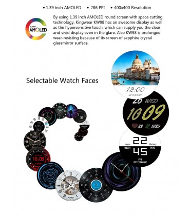 ساعت هوشمندKing Wear مدل KW98