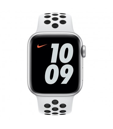 بند سیلیکونی سفید طرح Nike مناسب برای اپل واچ 42/44 میلی متری