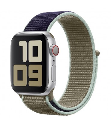 بند نایلونی دو رنگ مناسب برای اپل واچ 42/44 میلیمتری