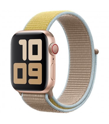 بند نایلونی دو رنگ مناسب برای اپل واچ 42/44 میلیمتری
