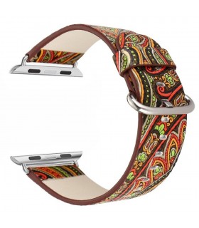 بند چرمی مدل 1 Graphics مناسب برای اپل واچ 42/44 میلی متری