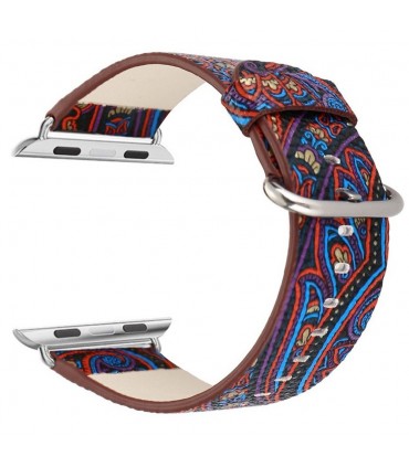 بند چرمی مدل 1 Graphics مناسب برای اپل واچ 42/44 میلی متری