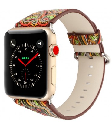 بند چرمی مدل 1 Graphics مناسب برای اپل واچ 42/44 میلی متری