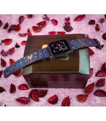 بند چرمی مدل 1 Graphics مناسب برای اپل واچ 42/44 میلی متری