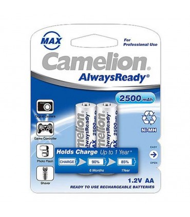 باتری قلمی قابل شارژ کملیون 2500 میلی آمپر