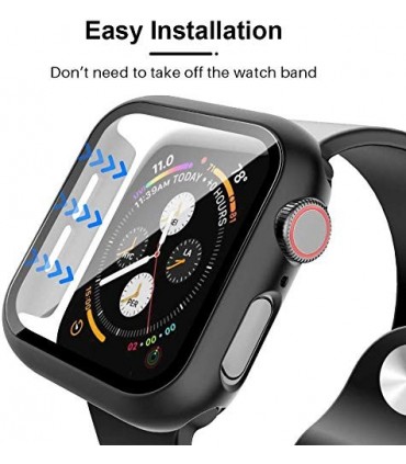 کاور گلس دار مناسب برای اپل واچ و طرح اپل 44 میلیمتری