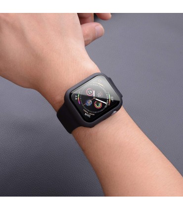 کاور گلس دار مناسب برای اپل واچ و طرح اپل 44 میلیمتری