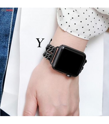 بند فلزی مدل Cartier مناسب برای اپل واچ 42/44 میلی متری