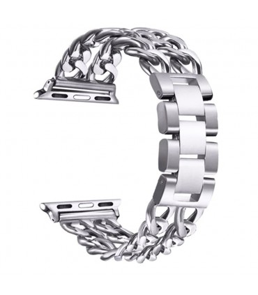 بند فلزی مدل Cartier مناسب برای اپل واچ 42/44 میلی متری