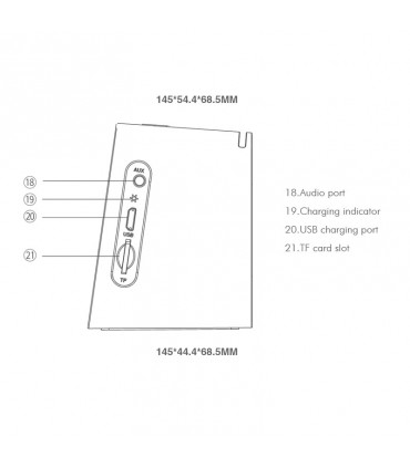 اسپیکر بلوتوثی قابل حمل هویت مدل MX701