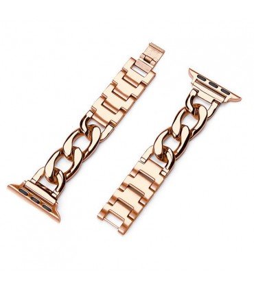 بند فلزی مدل Cartier-Singel مناسب برای اپل واچ 38/40 میلی متری