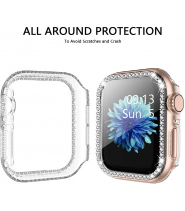 کاور نگین دار مناسب برای اپل واچ و طرح اپل 38/40 میلیمتری