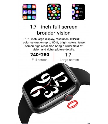 ساعت هوشمند مدل MW17 Plus