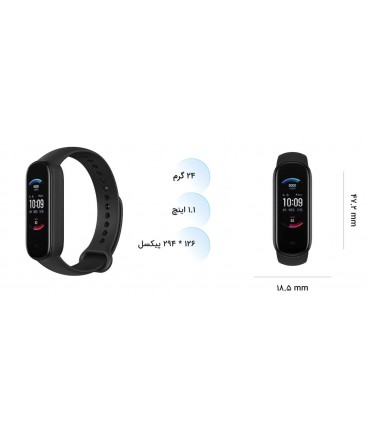 مچ بند هوشمند امیزفیت مدل Band 5