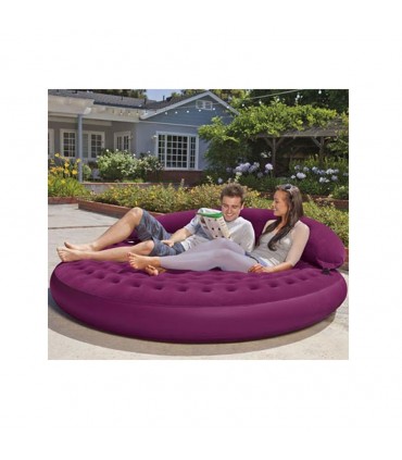 تشک بادی دایره ای 2 نفره طرح فانتزی INTEX