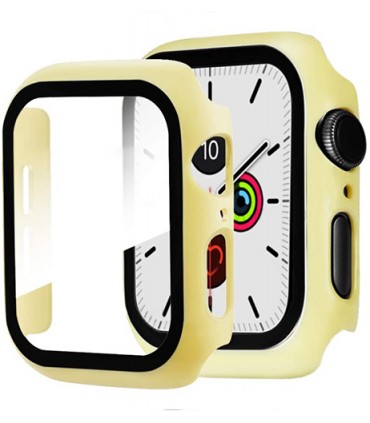 کاور گلس دار مناسب برای اپل واچ و طرح اپل 44 میلیمتری