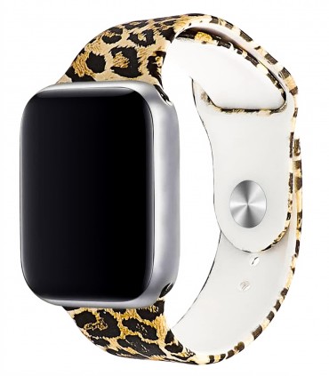 بند سیلیکونی طرح دار مدل B-42 مناسب برای اپل واچ 42/44 میلی متری