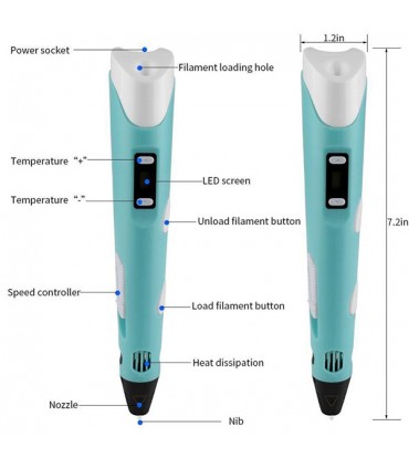 قلم طراحی سه بعدی مدل 3D-PEN2