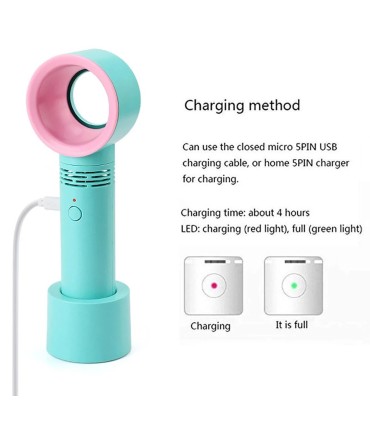 پنکه رومیزی بدون پره مدل ZERO9