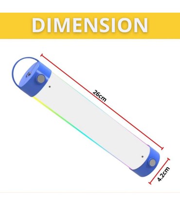 باتوم لایت RGB اسپیکر دار مدل CP018