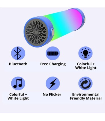 باتوم لایت RGB اسپیکر دار مدل CP018