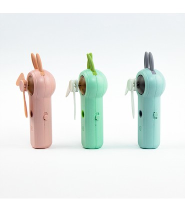 پنکه شارژی و بخور دستی مینی فن مدل Summer