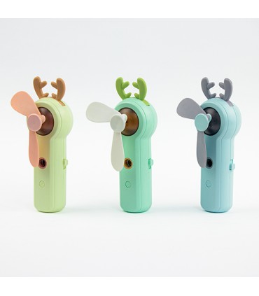 پنکه شارژی و بخور دستی مینی فن مدل Summer