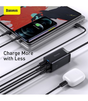 شارژر رومیزی باسئوس مدل GaN3 Pro-65W