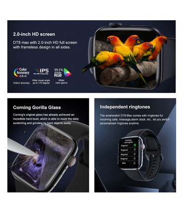 ساعت هوشمند مدل  DTNO.1 8 Max