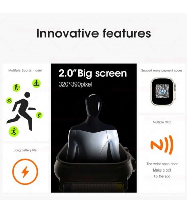 ساعت هوشمند مدل W68 Ultra