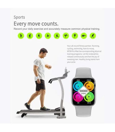 ساعت هوشمند مدل WY58 Pro Max