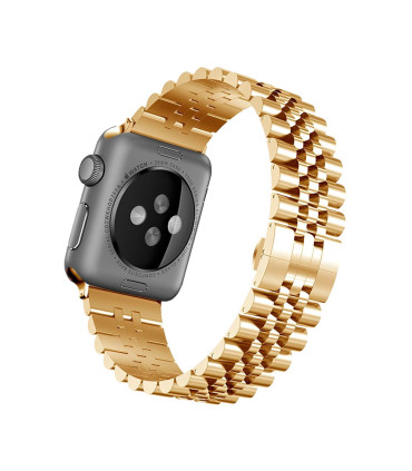 بند فلزی مدل  5BEAD مناسب برای اپل واچ 42/44 میلی متری