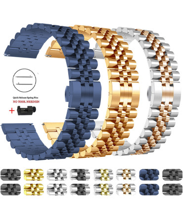 بند فلزی مدل  5BEAD مناسب برای اپل واچ 42/44 میلی متری
