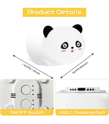 چراغ خواب کودک گیفت کالکشن مدل پاندا ( Panda )