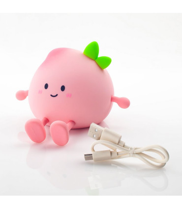 چراغ خواب سیلیکونی گیفت کالکشن مدل هلو (Peach)