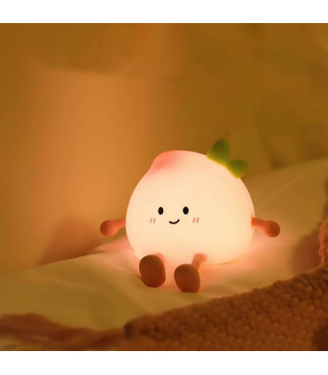 چراغ خواب سیلیکونی گیفت کالکشن مدل هلو (Peach)