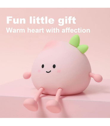 چراغ خواب سیلیکونی گیفت کالکشن مدل هلو (Peach)