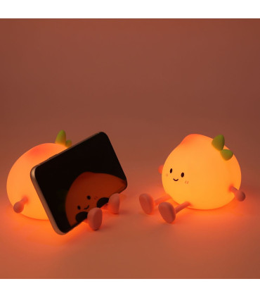 چراغ خواب سیلیکونی گیفت کالکشن مدل هلو (Peach)