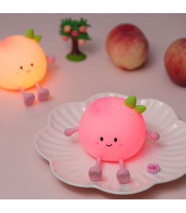 چراغ خواب سیلیکونی گیفت کالکشن مدل هلو (Peach)