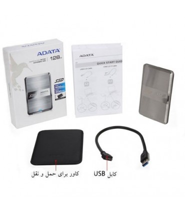 هارد اکسترنال ای دیتا 128 گیگابایت دش درایو الیت SE720 SSD