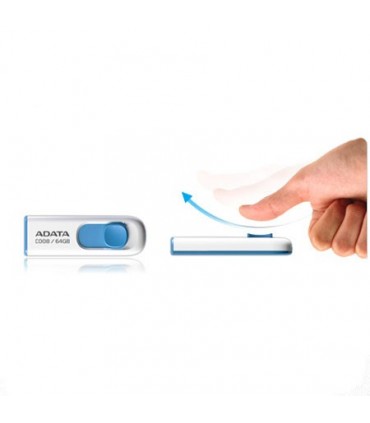 فلش مموری ای دیتا 64 گیگابایت C008 Capless Sliding