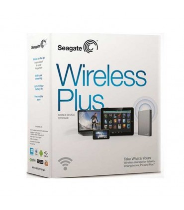 هارد اکسترنال Seagate Wireless Plus Mobile with Built-In Wi-Fi – 2TB